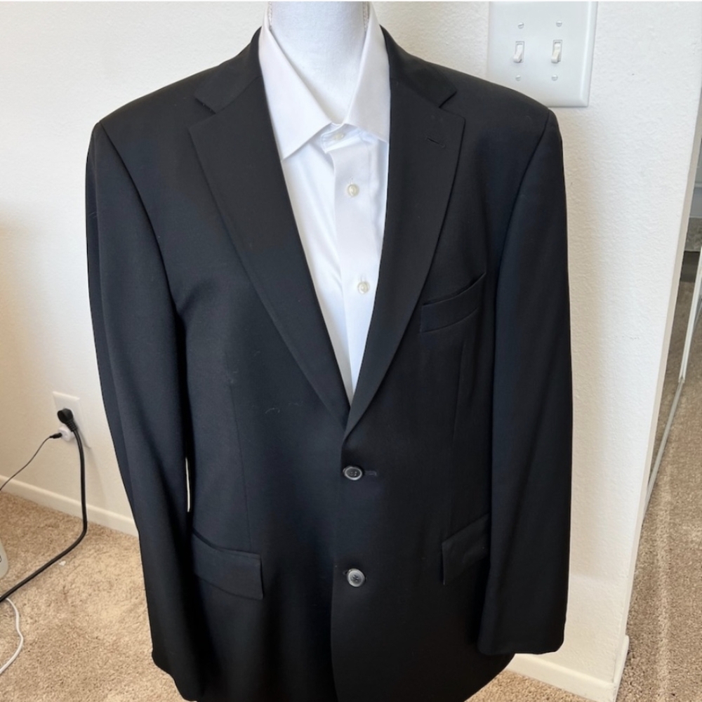 Boss Mens Black Suit 42R with slacks 36R